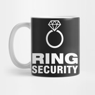 Ring Security White lettering Mug